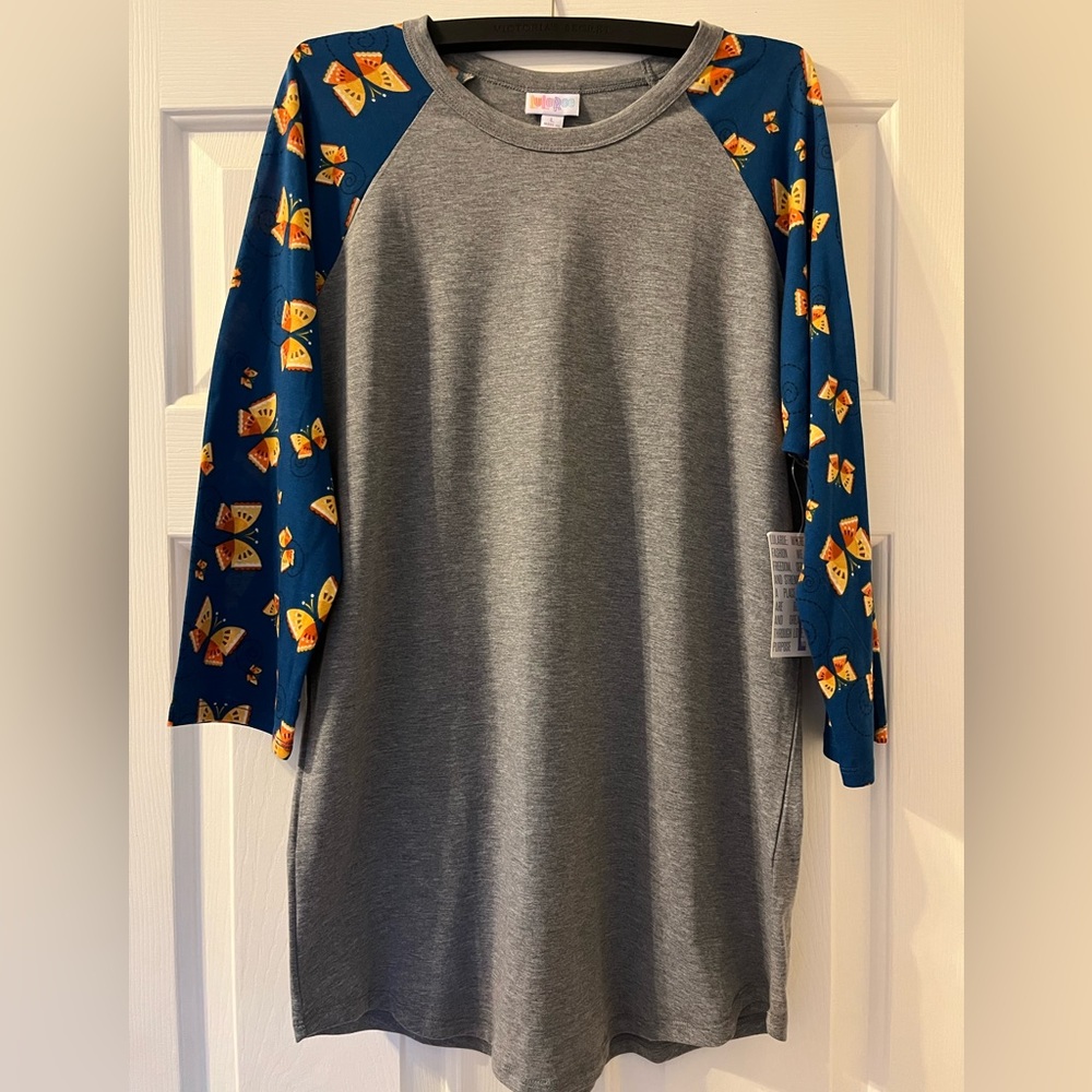 BNWT Lularoe Randy shirt Butterflies